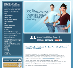 baraitric, surgeon, weight, loss, surgery, giveaway, dallas, tx, david, kim